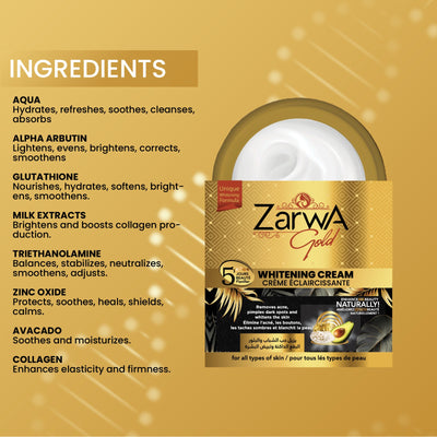 Zarwa Gold Whitening Cream 1214