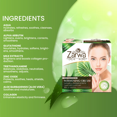 Zarwa Aloe Vera Whitening Cream 1210